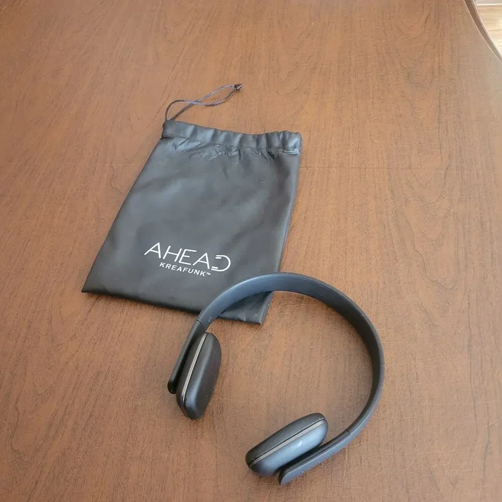 KREAFUNK aHEAD Wireless Bluetooth On-Ear Headphones with soft case/pouch